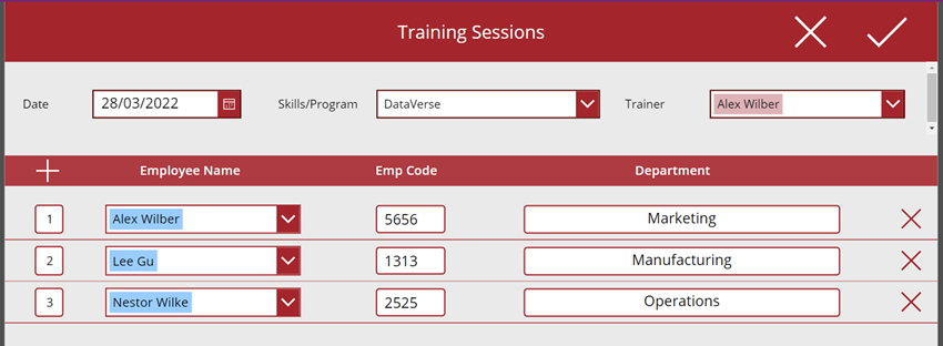 Trigger FLOW from Gallery in PowerApps and Populate data